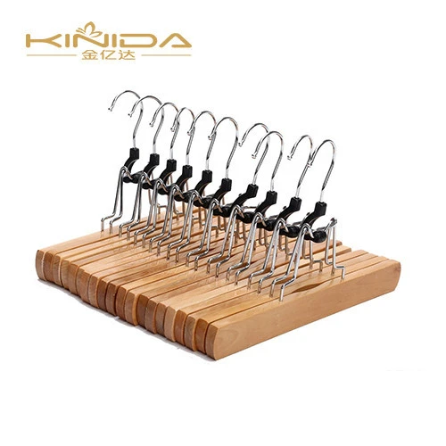 KINIDA Customs natural hair extension wooden hanger and packaging bag for wig