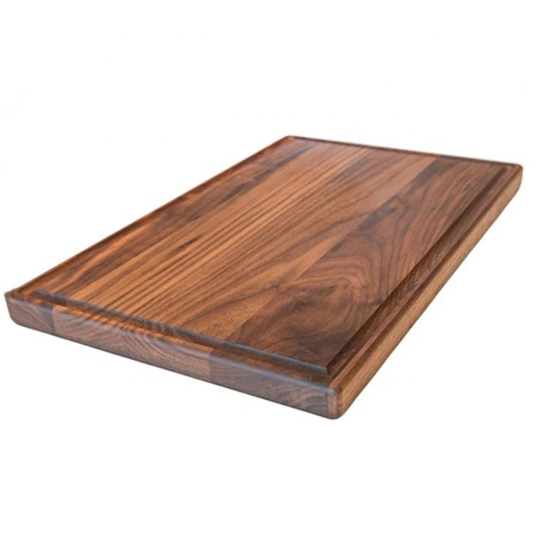 Kitchen Chopping Board Walnut Wood cutting Board With Juice Drip Groove