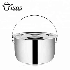 kitchen set cooking pots stainless steel cookware with rivet design