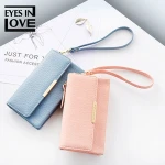 KOREAN WOMEN MULTIPURPOSE TRAVEL WALLET CUSTOM CARD HOLDER OR COIN WALLET WITH TASSEL DESIGN FOR LADIES