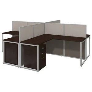 l-shaped office partition