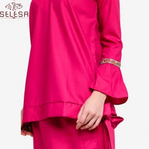 Ladies Fashion Baju Kebaya Printed Fancy Blouse Turkey Muslim Clothing For Islamic Dress