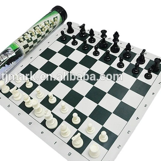 Large size chess plastic garden chess game