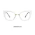 Import Latest Model Women Clear Lens Cat Eye Optical Glasses Female Eyewear Eyeglasses Frames from China