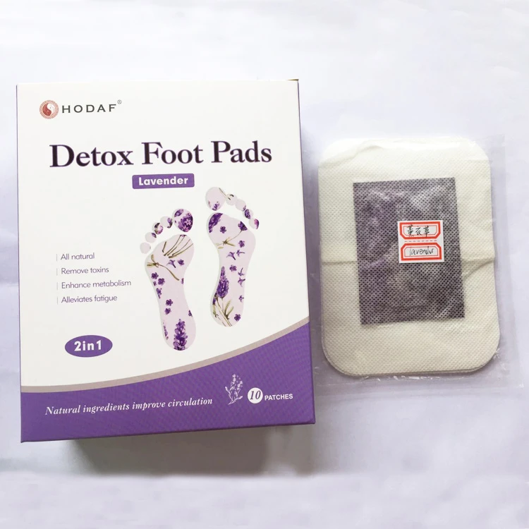 Lavender rose foot pads  japanese kinoki foot patch foot patch detox detoxification