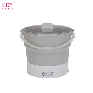 LDYnew  portable travel electric kettle separable power cord mini foldable cooker