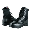 Leading Manufacturer Job Fitted Design Black Police Safety Boots