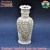 Import Leaf Design Hand Carved Soapstone Carving 10 inch Stone Flower Vases from India