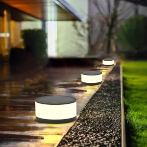 LED garden decoration light patio path outdoor waterproof Pillar lamp for courtyard Fence the way Solar Post Light
