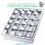 Import led office lighting 3*40w led louver grille light fixture with aluminum cover from China
