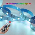 LED strip kit contain 5m 12V RGB  led strip and one infrared 44 key remote led strip 5050 rgb