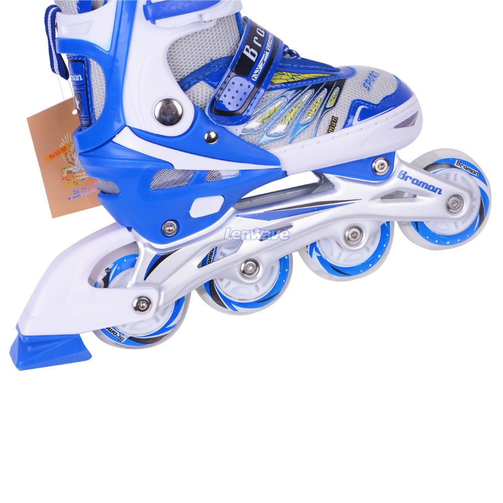 lenwave sports 4 wheel retractable roller skate shoes mens kids roller skate shoes