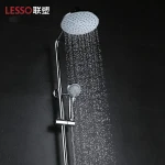 LESSO WP60801 top quality durable wall mounted water saving shower heads rainfall shower heads
