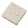 Light grey artificial stone with tiny spot quartz slab for sale