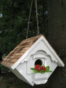 Little Wren House Wooden Birdhouse