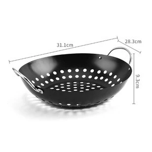 Lixsun Non-stick Coating Stainless Steel And Carbon Steel Food Grade Roaster BBQ Grill Meat Vegetable Baking &amp; Roasting pan