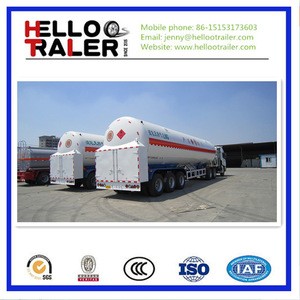 LNG Tank Transport Semi Truck Cryogenic Lorry Tanker Trailer