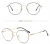 Import Low MOQ Ready Made Eyeglasses Fashion Design Metal Optical Eyewear Italy Design Optical Accessories from China