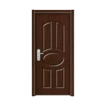 Low Price American Steel Door Storm Design Main Steel Door Interior Steel Sheet Both Side + Wood Skeleton + Inner Filling Swing