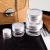 Luxury cosmetic containers 5g 10g 15g 20g 30g 50g acrylic double wall  round plastic cream jar