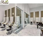 Luxury design high quality white manicure pedicure chair/nail chair for pedicure