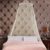Luxury Home King Size Bed Mosquito Netting Round Top Fabric Mesh Double Bed Mosquito Net