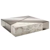 Luxury living room coffee table combination modern nordic furniture marble square side table