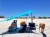 Import Lycra beach sun shade tent sun shader sand bag folding portable canopy beach tent bivvy sun shelter from China
