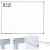 Import Magnetic Dry Erase Board Silver Aluminum Frame with Detachable Marker standard whiteboard sizes from China