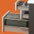 Import Malaysia Tax Free Drawer Runner Drawer Slide -Maxfit Metal drawer- H75 Single Extension from China