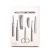 Import Manicure / Pedicure Stainless Steel Tools Kit zipper Case from China