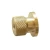 Import Manufacturer High precision custom CNC machining products Brass knurl nut from China