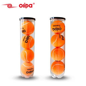 Manufacturer high quality wool hard 70 mm cricket tennis ball in tube can packing