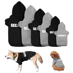 Manufacturer wholesale OEM black logo custom blank designer pet accessories dog hoodie
