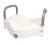 Import Medical Elevated Raised Toilet Seat Commode Booster Seat Riser with Removable Padded Grab bar Handles Locking Mechanism from China