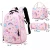 Import Meisohua Set of 3 Fashion Cute Bagpack Children Back Pack Lunch Bag Food Delivery Bag School Backpack Girl Kids from China