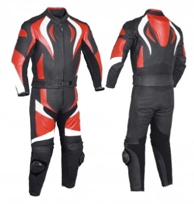 Mens Protection Motorbike Racing Leather Suit
