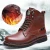 Import Mens Warm Leather Boots 2018 HighTop Lace-up Military Shoes And Velvet Genuine Leather Martin Boots from China