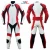 Import Men&#x27;s Motorbike Cowhide Real Leather Racing Suit Leather One Piece Motorbike Racing Suit /600 D Motorcycle Racing Suit from China