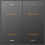metal brushed or tempered glass light switch panel