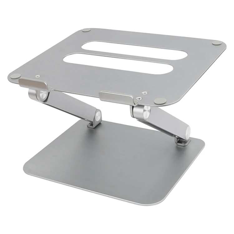 metal portable adjustable folding aluminum laptop bed table stand