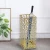 Import Metal Stand Holder Organizer Entryway Freestanding, for Canes, Walking Sticks Umbrella Racks Square Gold from China