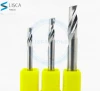 Metal used end mills Tungsten carbide milling bits for aluminum Single flute spiral end milling cutter for aluminum processing