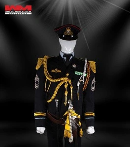 military uniform accessories aiguillette lanyard cap epaulets