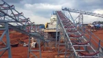 mineral conveying equipment rock belt conveyor with rubber belt