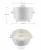 Import Mini 2L white ceramic coating electric skillet soup pot frying pan electric cooking pot from China