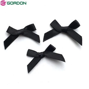 Mini lingerie Ribbon Bow, Underwear Accessories Bow, Black Small Ribbon Bow