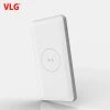 Mini qi mobile wireless charger 10000mAh  power bank for cell phone accessories