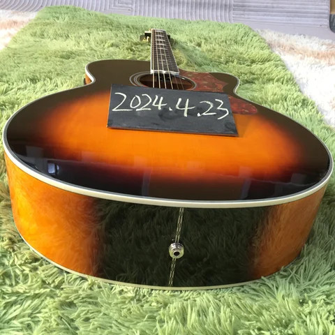 Minyu Sunburst 43 Inches Acoustic Guitar Sj200 Model Cut Away Body