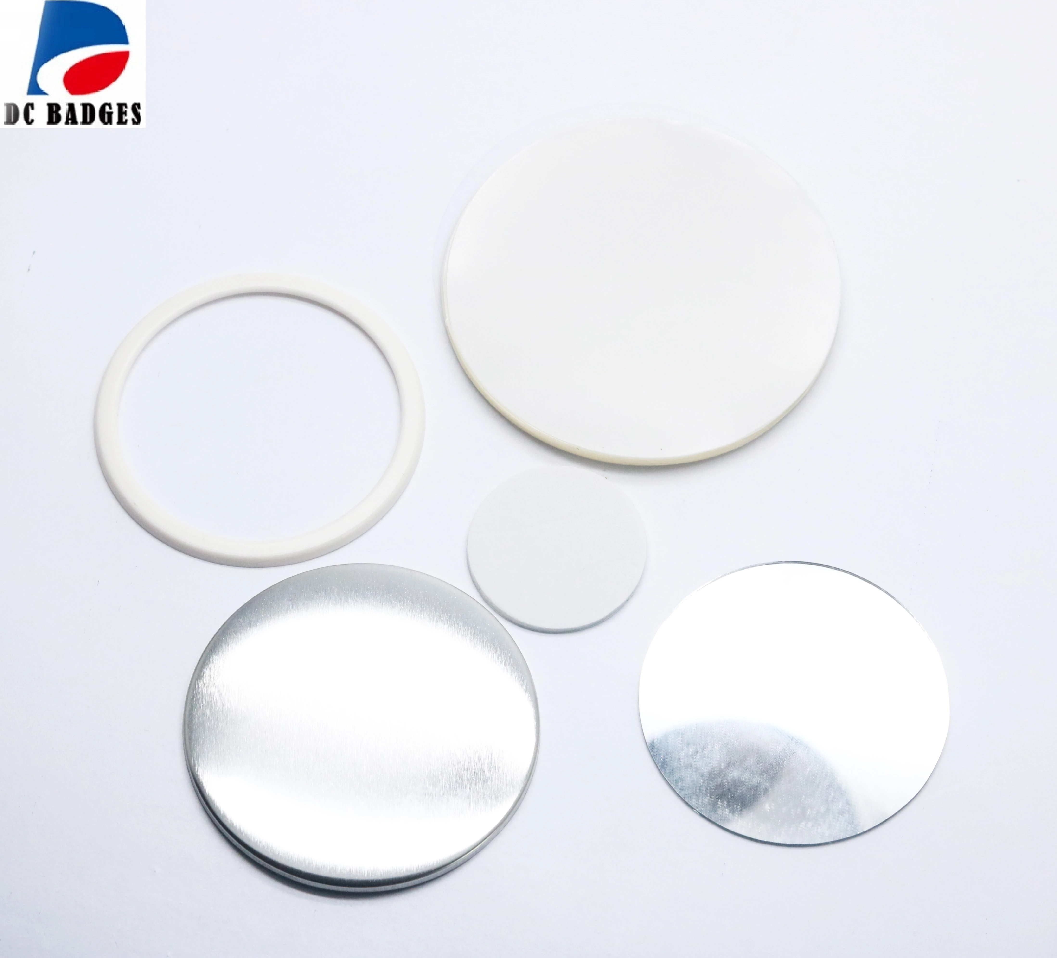 Mirror button material of 58mm ,  badge machine, Factory direct sale